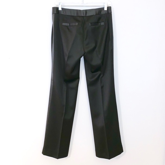 J. Crew Collection Black Tuxedo Pant with Satin trim - Picture 3 of 4